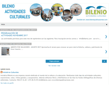 Tablet Screenshot of bilenioactividadesculturales.com